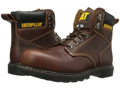 Caterpillar 2nd Shift Steel Toe Men's Work Boots Tan: 14 D - Medium In Brown