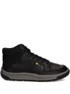 Caterpillar Apa Cush Padded-collar Lace-up Boots In Black