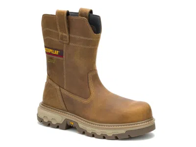 Caterpillar Colorado Equip Wellington Composite Toe Work Boot In Brown