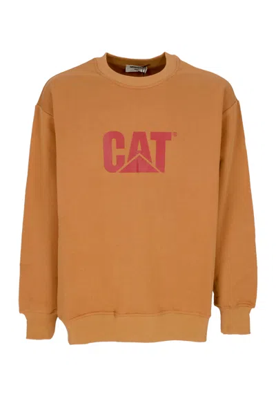 Caterpillar Crewneck Duck Man Big Cat Logo Crewneck Duck