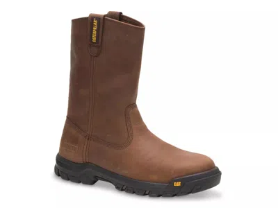 Caterpillar Drawbar Steel Toe Work Boot In Brown