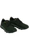 Caterpillar Electroplate Leather Lace-up Sneakers In Black
