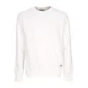 Caterpillar Essential Crewneck Bone Men's Lightweight Crewneck Sweatshirt In White