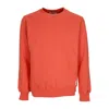 Caterpillar Essential Crewneck Men's Lightweight Crewneck Sweatshirt Orange Rust In Red