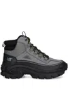 Caterpillar Exposition Pyramid Lace-up Chunky-sole Boots In Gray