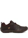 Caterpillar Instruct Lace-up Mesh-panel Sneakers In Brown