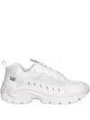 Caterpillar Intruder Lace-up Chunky Sneakers In White