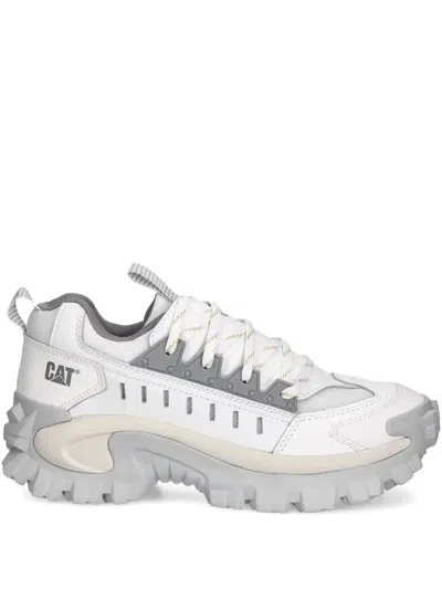 Caterpillar Intruder Lace-up Chunky Sneakers In Gray