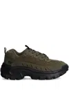 Caterpillar Intruder Textured Lace-up Sneakers In Green