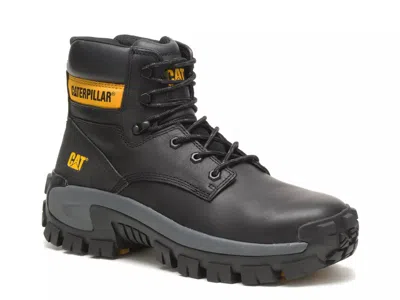 Caterpillar Invader Hi Steel Toe Work Boot In Black