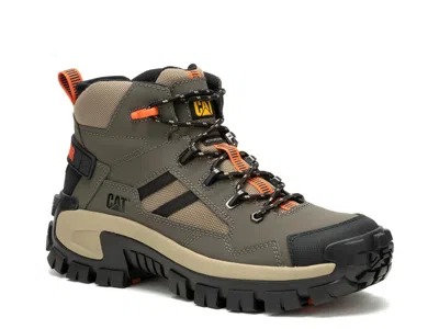 Caterpillar Invader Mid Vent Composite Toe Work Boot In Brown