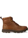 Caterpillar Lace-up Leather Boots In Brown