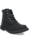 Caterpillar Lace-up Leather Hiking Boots In Black