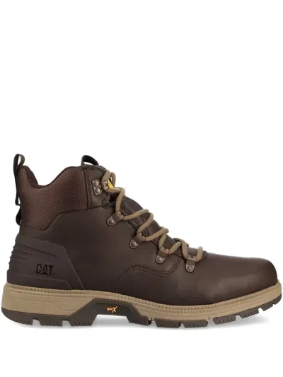 Caterpillar Leverage Lace-up Boots In Black