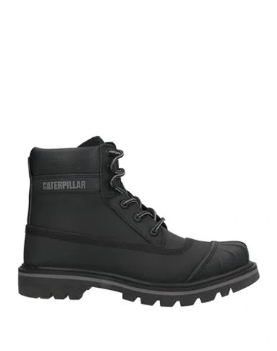 Caterpillar Man Ankle Boots Black Size 8 Leather