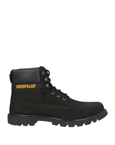 Caterpillar Man Ankle Boots Black Size 8 Leather