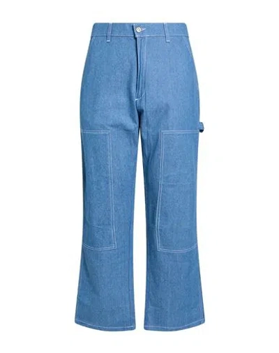 Caterpillar Man Jeans Blue Size 34w-34l Cotton