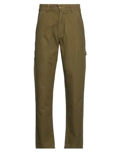 Caterpillar Man Pants Military Green Size 28w-30l Cotton