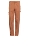 Caterpillar Man Pants Rust Size 34 Cotton In Brown