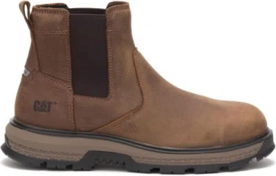 Pre-owned Caterpillar Men's Exposition Chelsea At Construction Boot In Pyramid
