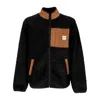Caterpillar Men's Full Zip Sherpa Black Teddy Bear In Black