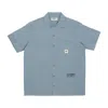 Caterpillar Men's Short Sleeve Shirt Desert Shirt Dark Slate In Dark Slate