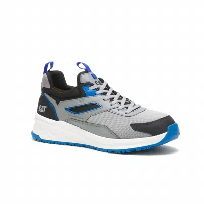 Caterpillar Men's Streamline Runner Carbon Composite Toe Work Shoes In Grey In Gray
