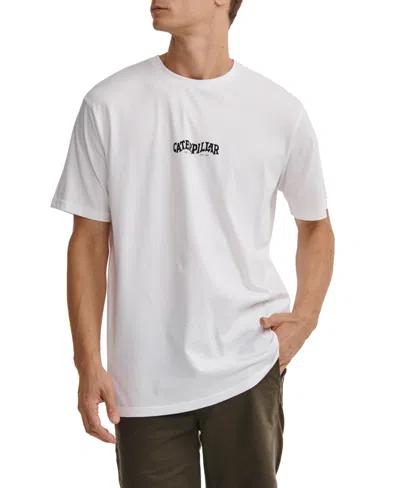 Caterpillar Men's Street Vibes Graphic T-shirt In White