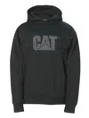 Caterpillar Men's Trademark Hooded Sweatshirt In Black/noir In Multi