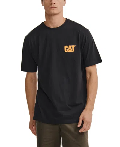 Caterpillar Men's Workwear Graphic T-shirt In Pitch Black
