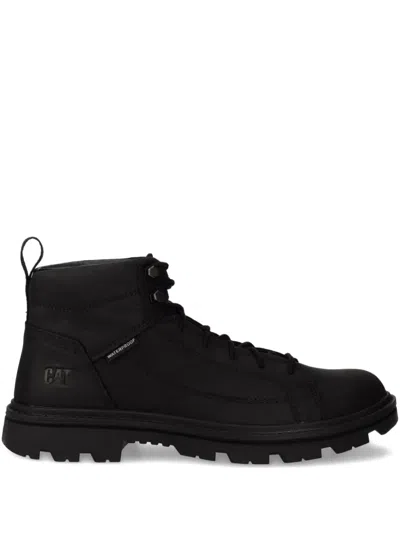 Caterpillar Modulate Lace-up Waterproof Boots In Black