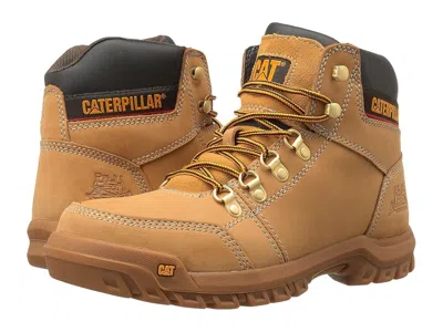Caterpillar Outline Men's Work Lace-up Boots Honey Reset: 14 D - Medium In Nude