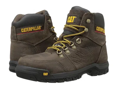 Caterpillar Outline St Men's Work Lace-up Boots Seal Brown: 11.5 Ee - Wide