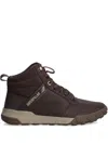 Caterpillar Padded Lace-up High-top Sneakers In Brown