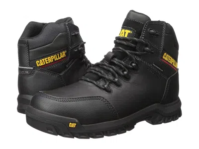Caterpillar Resorption Waterproof Composite Toe Men's Work Boots Black Full Grain Leather: 11.5 Ee - Wide