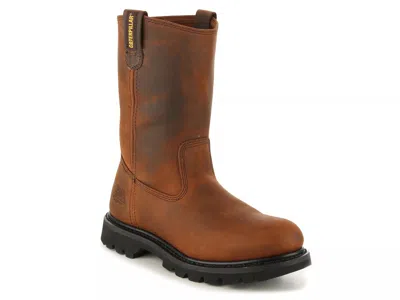 Caterpillar Revolver Steel Toe Work Boot In Brown
