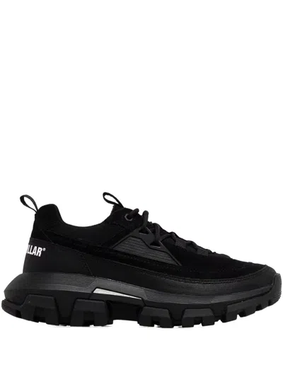Caterpillar Suede Sneakers In Black
