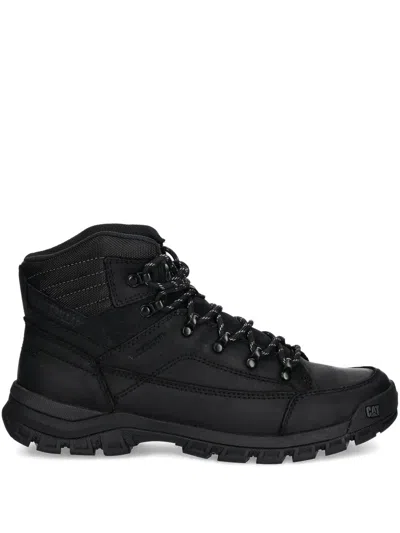 Caterpillar Lace-up Boots In Black