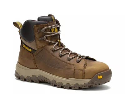 Caterpillar Threshold Rebound Composite Toe Work Boot In Brown