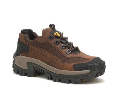 Caterpillar Wide Width Invader St Work Shoe In Brown