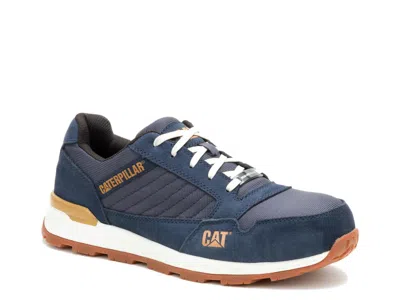 Caterpillar Wide Width Venward Ct Composite Toe Work Sneaker In Blue