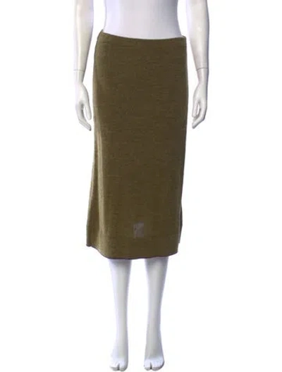 Pre-owned Catherine André Knee-length Skirt In Green