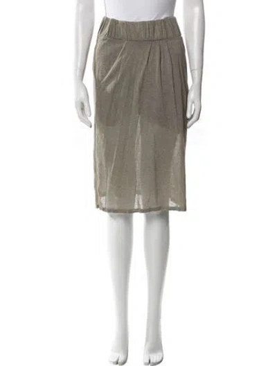 Pre-owned Catherine André Knee-length Skirt In Neutral