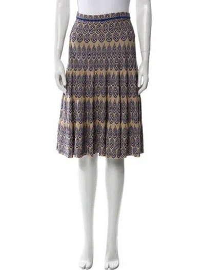 Pre-owned Catherine André Printed Knee-length Skirt In Multi