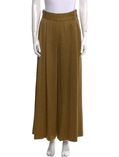 Pre-owned Catherine André Wide Leg Pants In Green