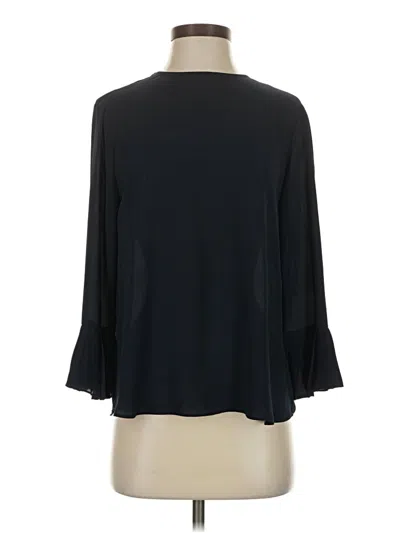 Pre-owned Catherine Catherine Malandrino 3/4 Sleeve Blouse In Black
