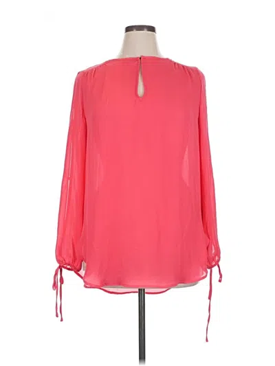 Pre-owned Catherine Catherine Malandrino 3/4 Sleeve Blouse In Pink