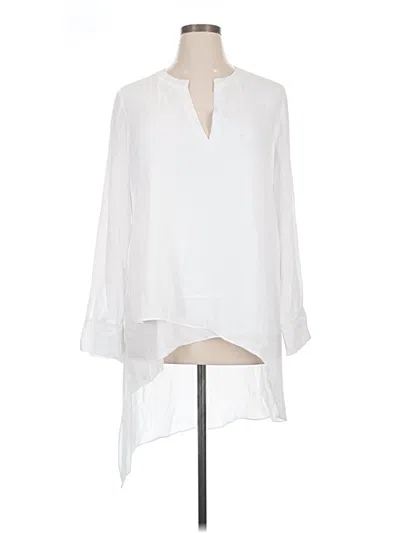 Pre-owned Catherine Catherine Malandrino 3/4 Sleeve Blouse In White