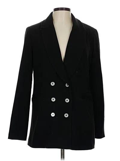 Pre-owned Catherine Catherine Malandrino Blazer Jacket In Black