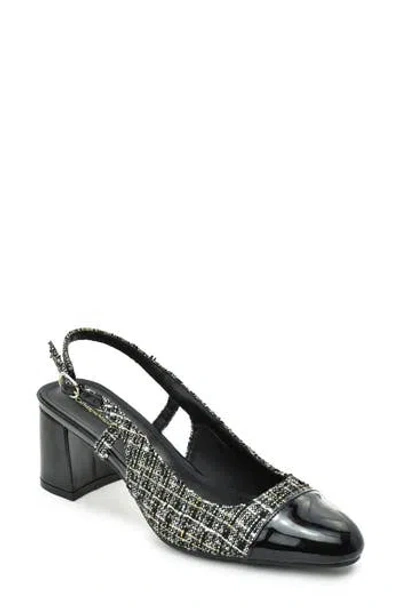 Catherine Catherine Malandrino Block Heel Slingback Pump In Black